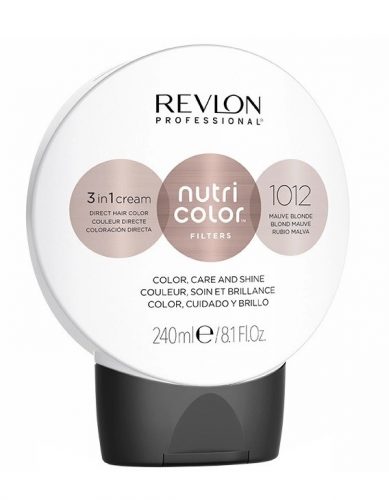 Revlon Nutri Color Creme színező hajpakolás 1012, Mályva szőke, 240 ml