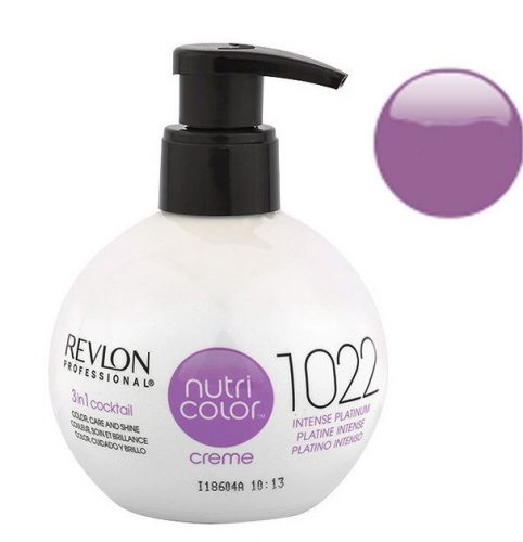 Revlon Nutri Color Creme színező hajpakolás 1022 Intenzív platina, 240 ml