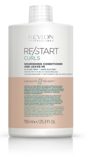 Revlon Restart Curls tápláló hajban maradó balzsam göndör hajra, 750 ml