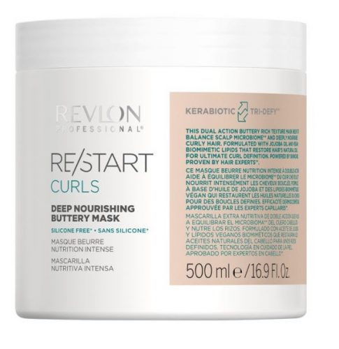 Revlon Restart Curls mélytápláló vajmaszk göndör hajra, 500 ml