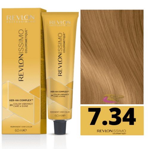 Revlon Revlonissimo Colorsmetique hajfesték 7.34