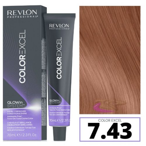 Revlon Color Excel Glowin System hajszínező 7.43