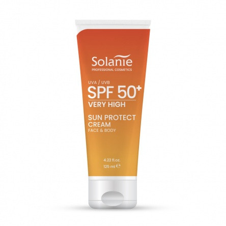 Solanie SPF50 napozó krém arcra és testre, 125 ml