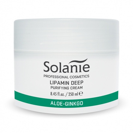 Solanie Aloe Gingko Lipamin mélytisztító krém, 250 ml