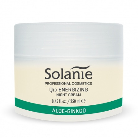 Solanie Aloe Ginkgo Q10 energizáló éjszakai tápláló krém, 250 ml