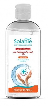 Solanie antibakteriális kéz- és bőrfertőtlenítő gél, 100 ml