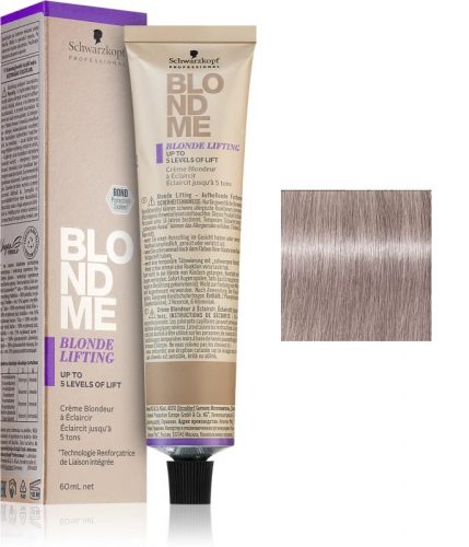 Schwarzkopf Professional BlondMe Blonde Lifting világosító krém, Ice Irise, 60 ml