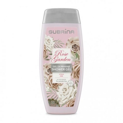 Subrina Rose Garden tusfürdő édes rózsa illattal, 250 ml