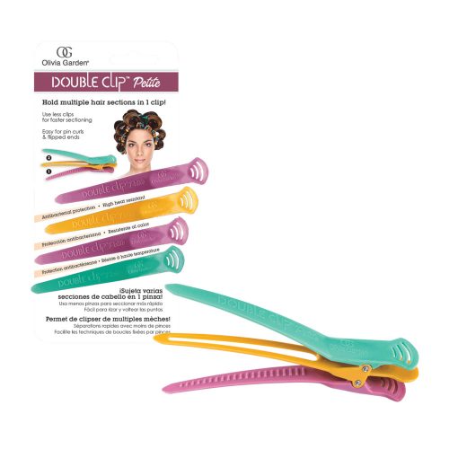 Olivia Garden Double Clip Petite feltűző csipesz, 4 db