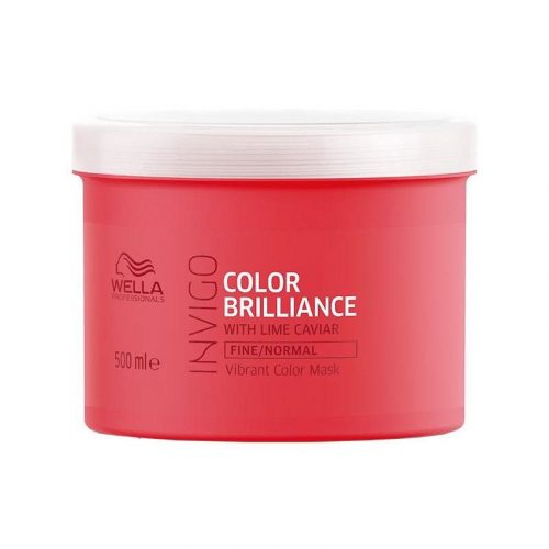 Wella Professionals Invigo Color Brilliance hajpakolás normál és vékonyszálú hajra, 500 ml