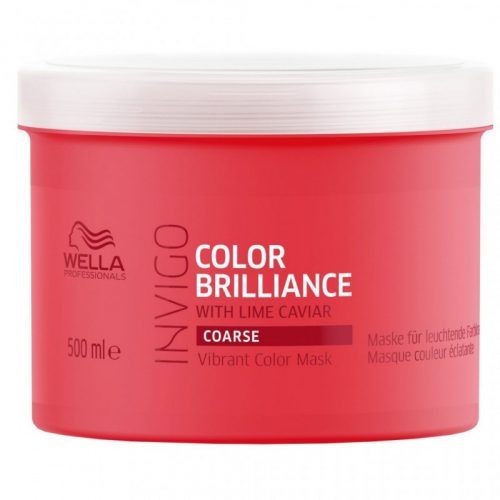 Wella Professionals Invigo Color Brilliance tápláló hajpakolás festett vastagszálú hajra, 500 ml