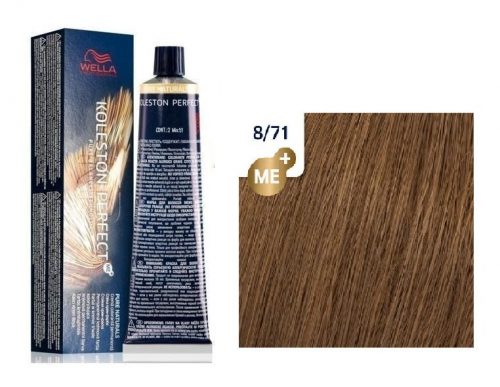 Wella Professional Koleston Perfect Me+ krémhajfesték, 8/71