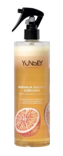 Yunsey Vigorance édes narancs és kurkuma kétfázisú kifésülőbalzsam, 500 ml