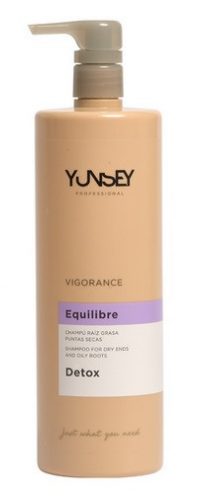 Yunsey Vigorance sampon száraz végekre, zsíros tőre, 1 l